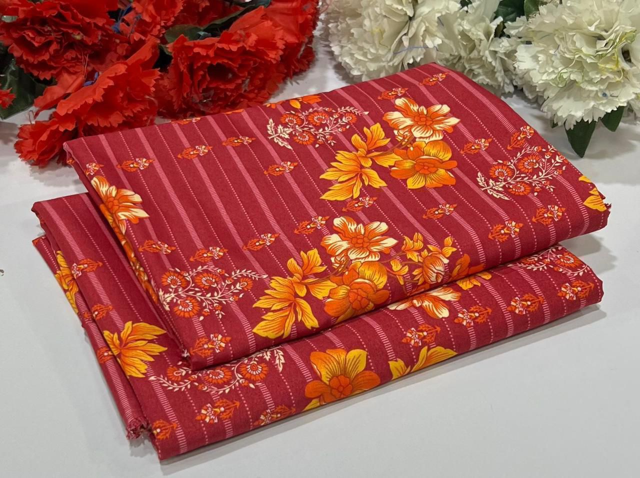 2PC Digital Floral Print