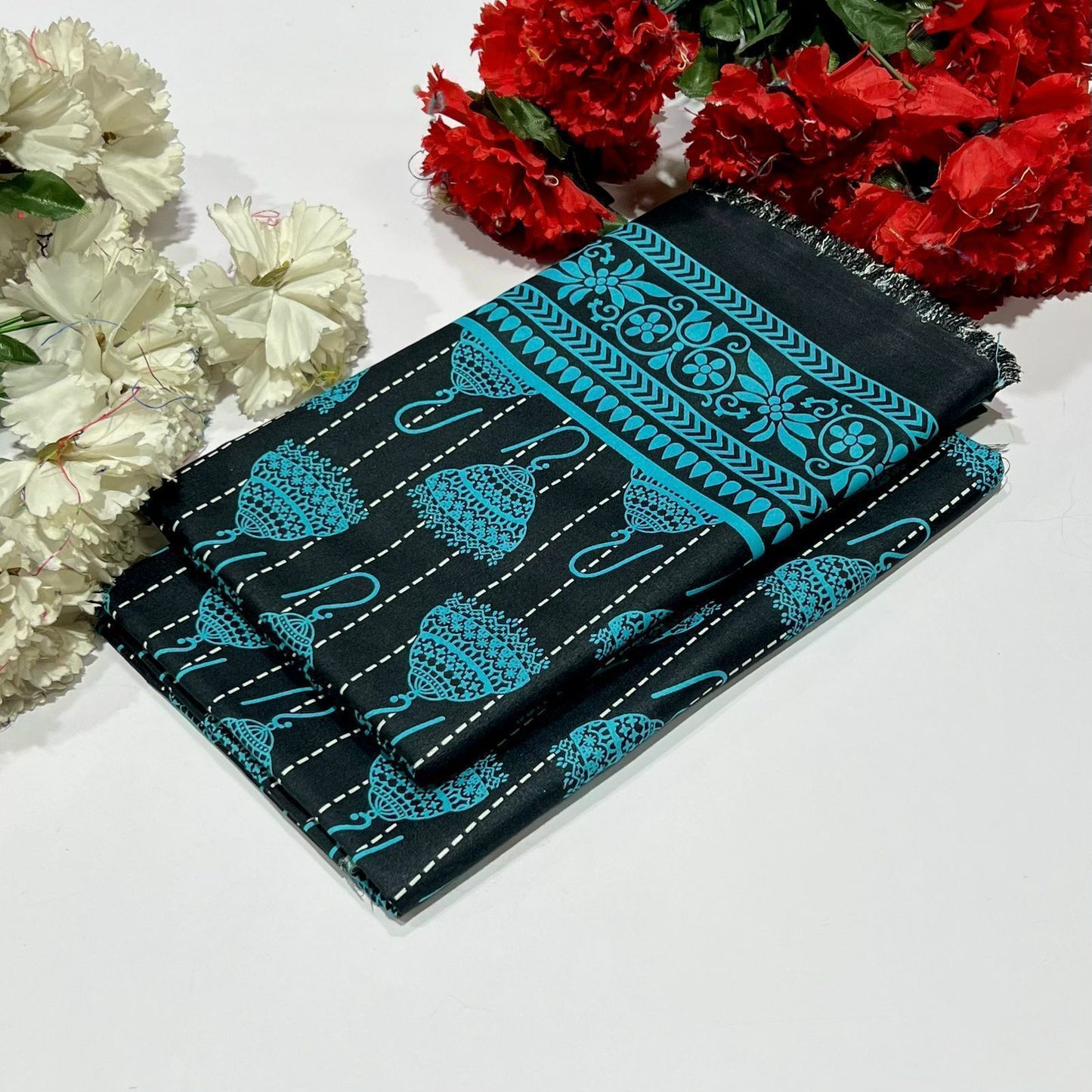 2PC Digital Floral Print