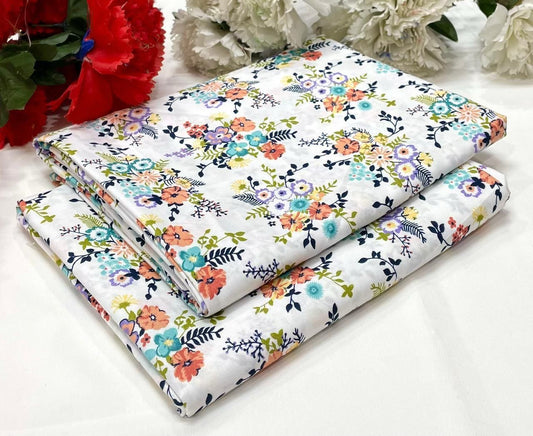2PC Digital Floral Print