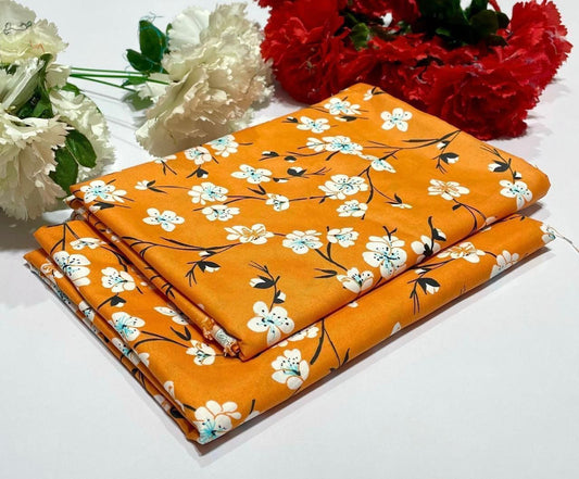 2PC Digital Floral Print