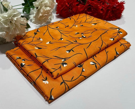 2PC Digital Floral Print