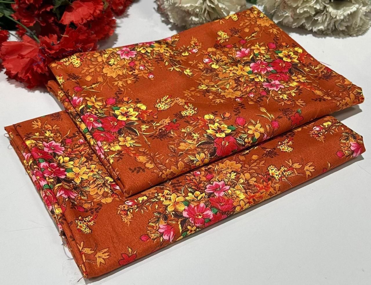 2PC Digital Floral Print