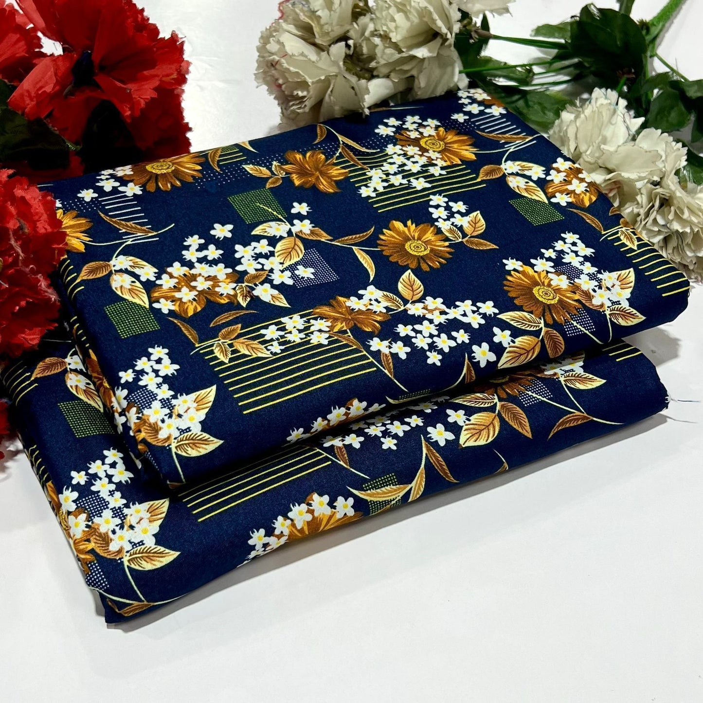 2PC Digital Floral Print