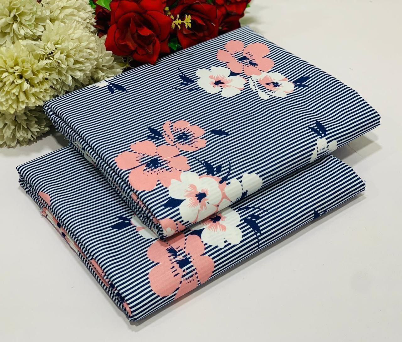2PC Digital Floral Print