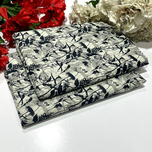 2PC Digital Floral Print