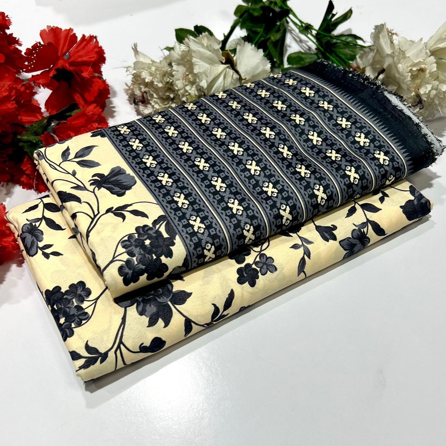 2PC Digital Floral Print