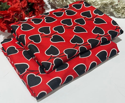 2PC Digital Floral Print