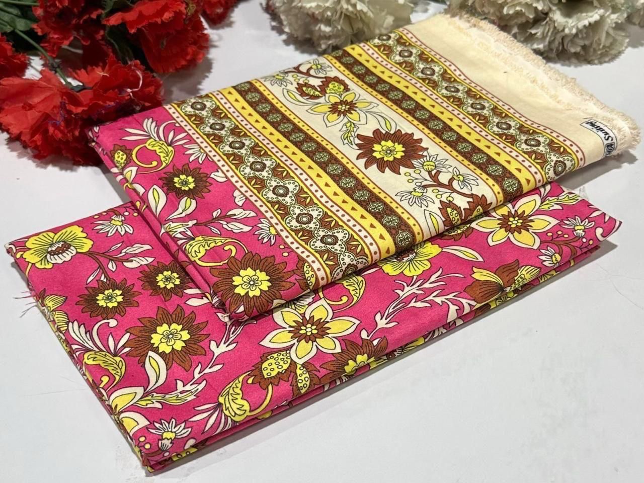 2PC Digital Floral Print