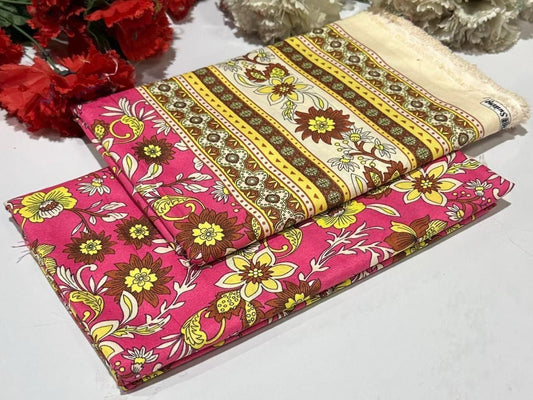 2PC Digital Floral Print