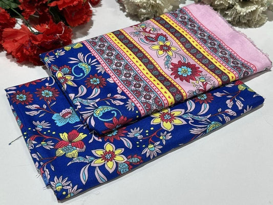 2PC Digital Floral Print