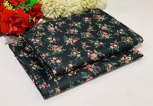 2PC Digital Floral Print