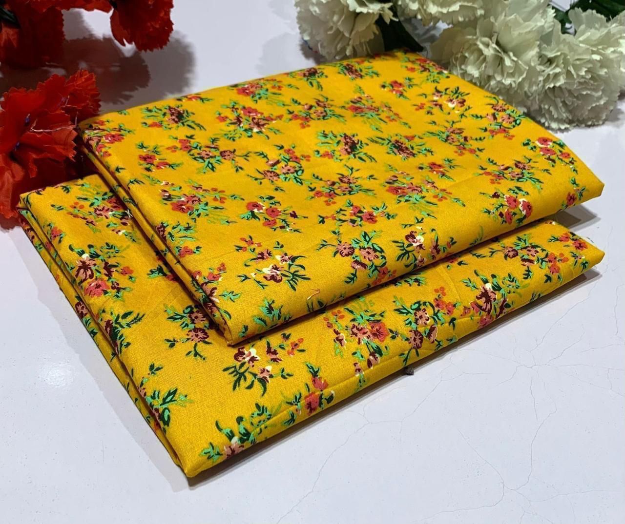 2PC Digital Floral Print