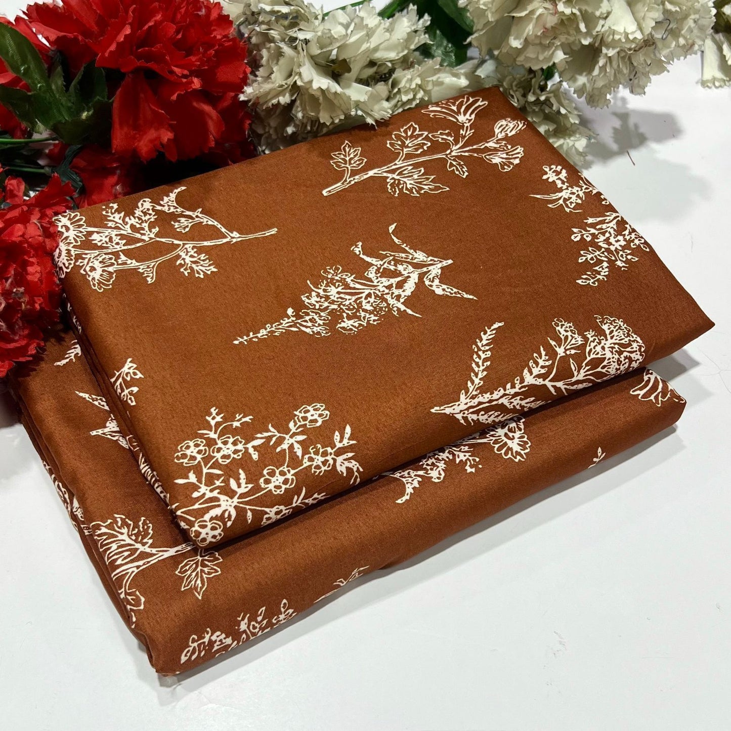 2PC Digital Floral Print