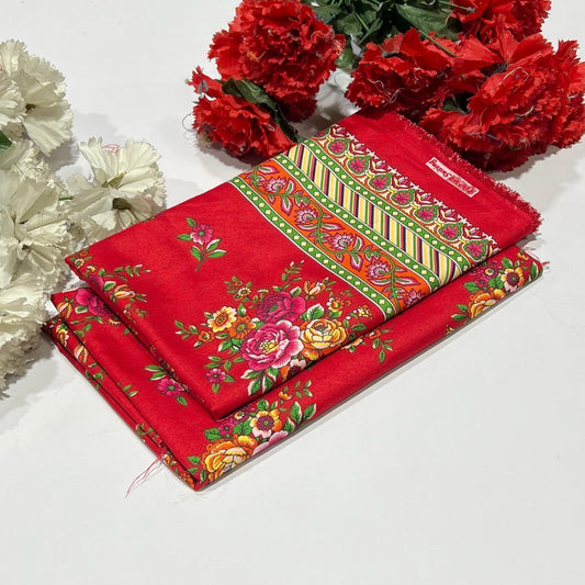 2PC Digital Floral Print