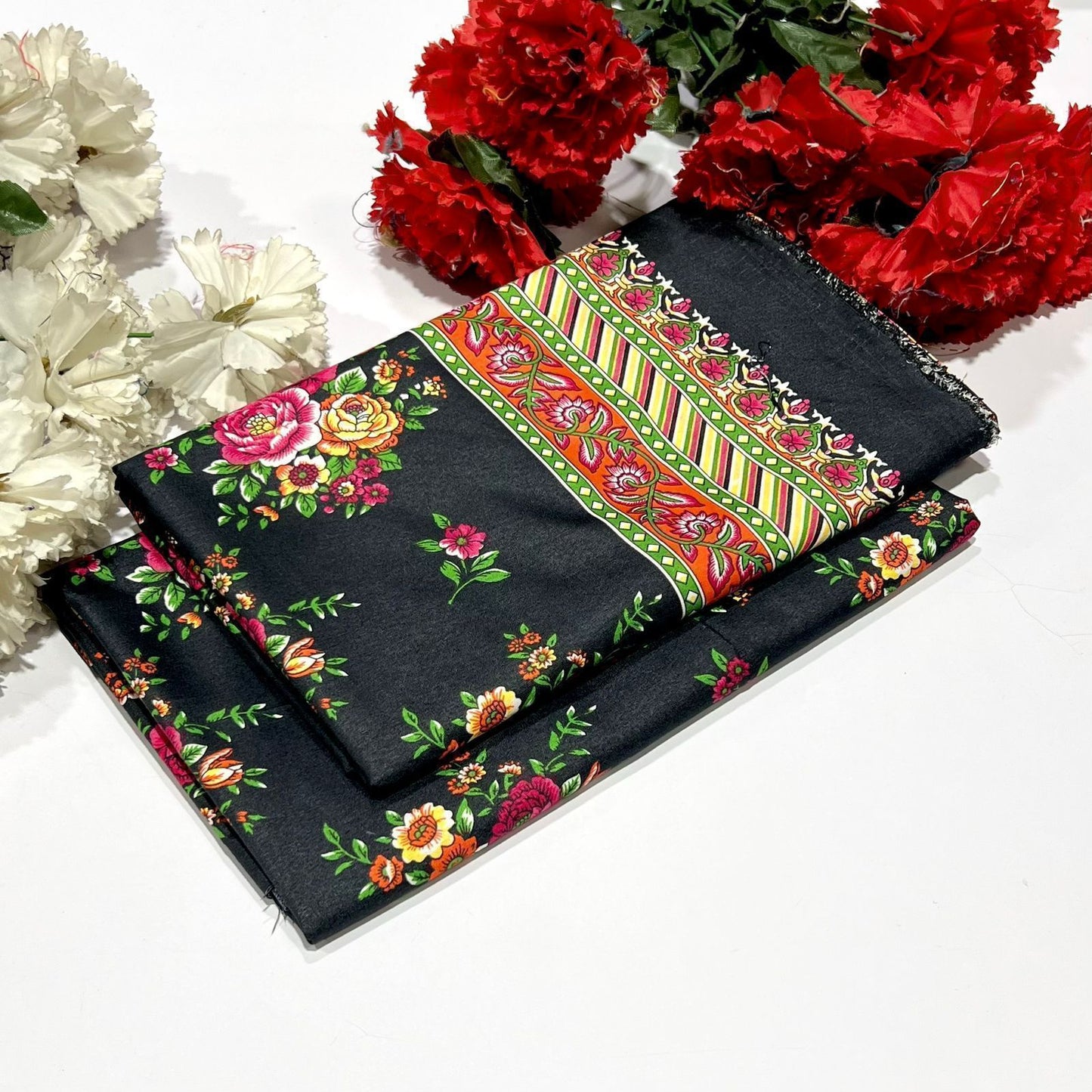 2PC Digital Floral Print