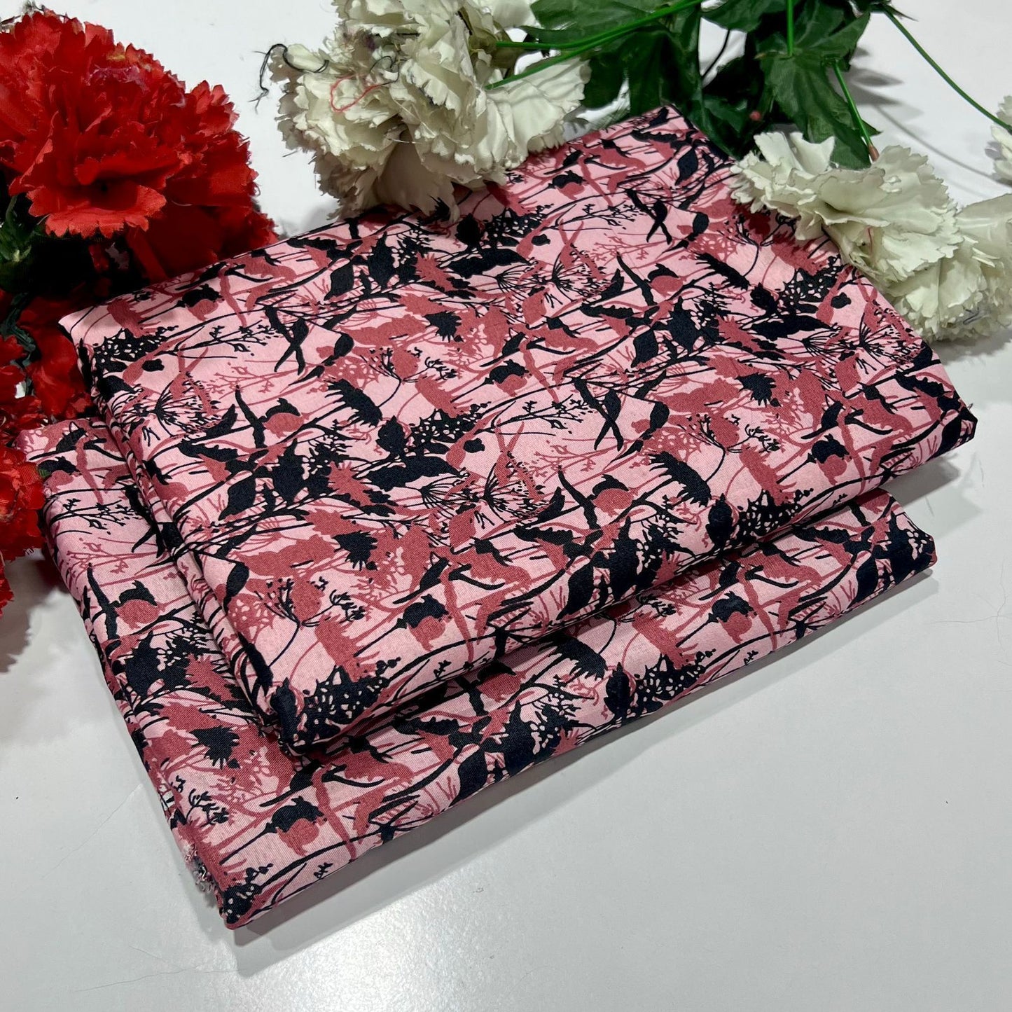 2PC Digital Floral Print
