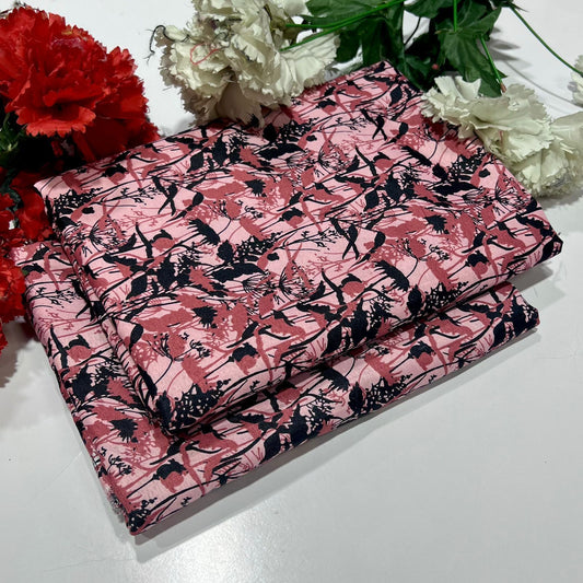 2PC Digital Floral Print
