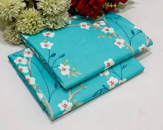 2PC Digital Floral Print