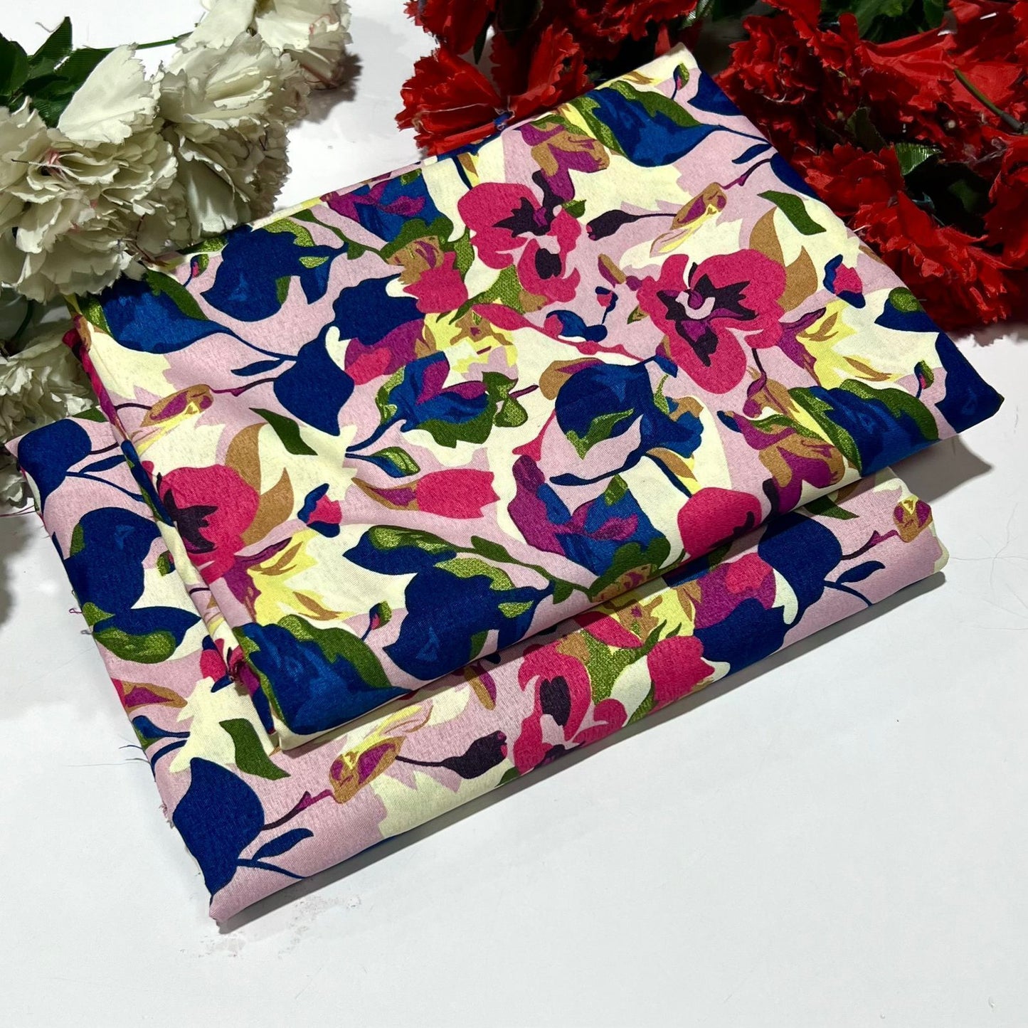 2PC Digital Floral Print
