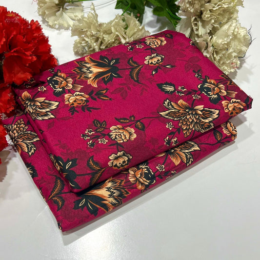 2PC Digital Floral Print