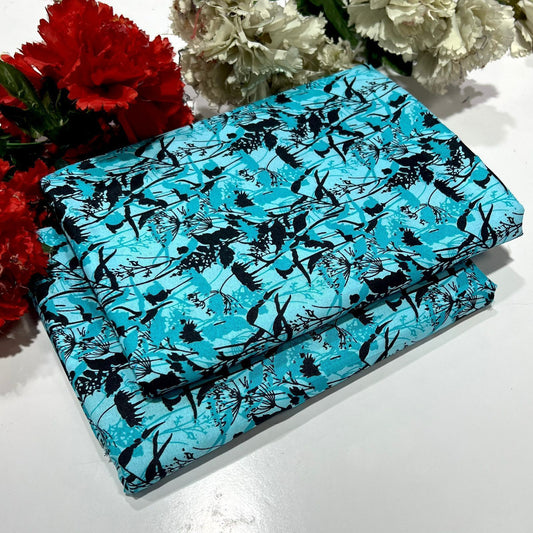 2PC Digital Floral Print