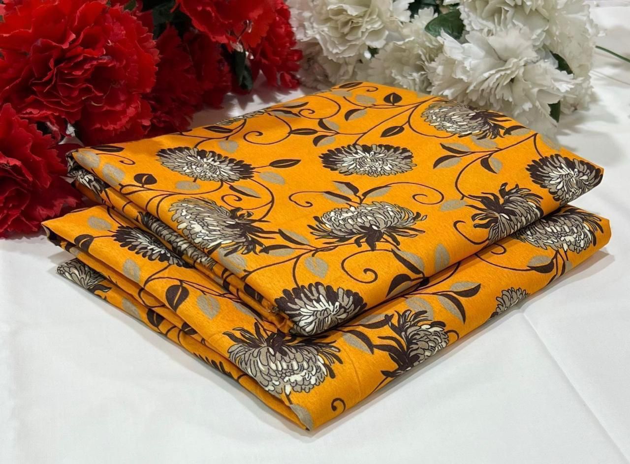 2PC Digital Floral Print