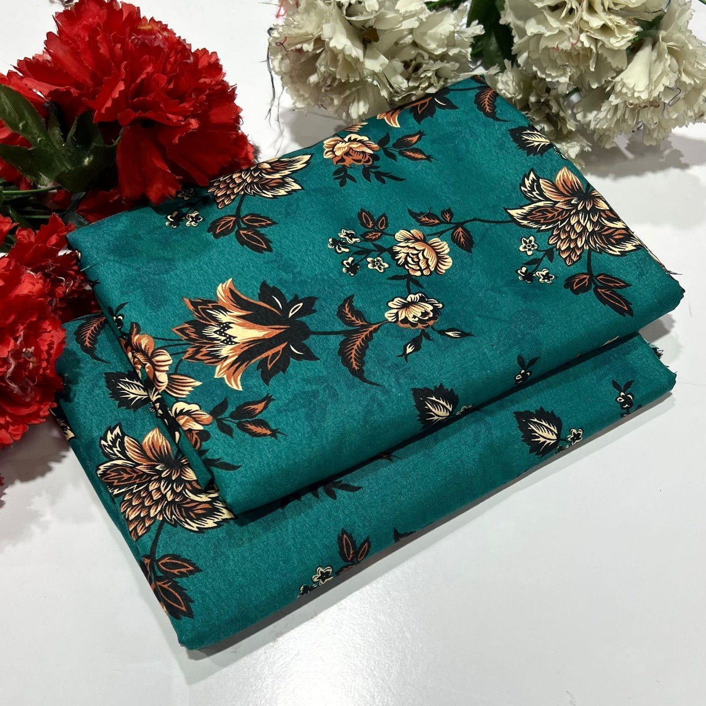 2PC Digital Floral Print