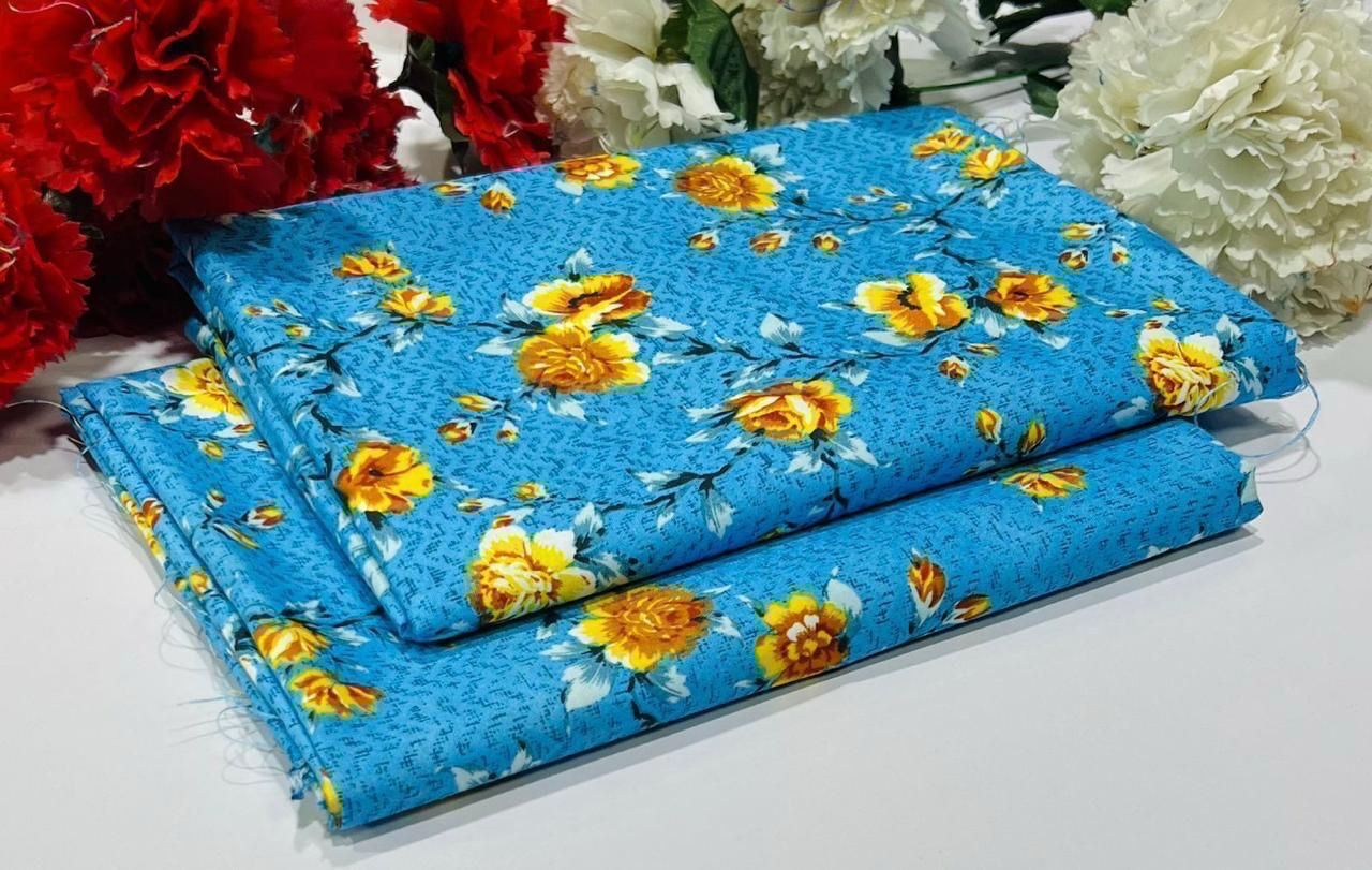 2PC Digital Floral Print