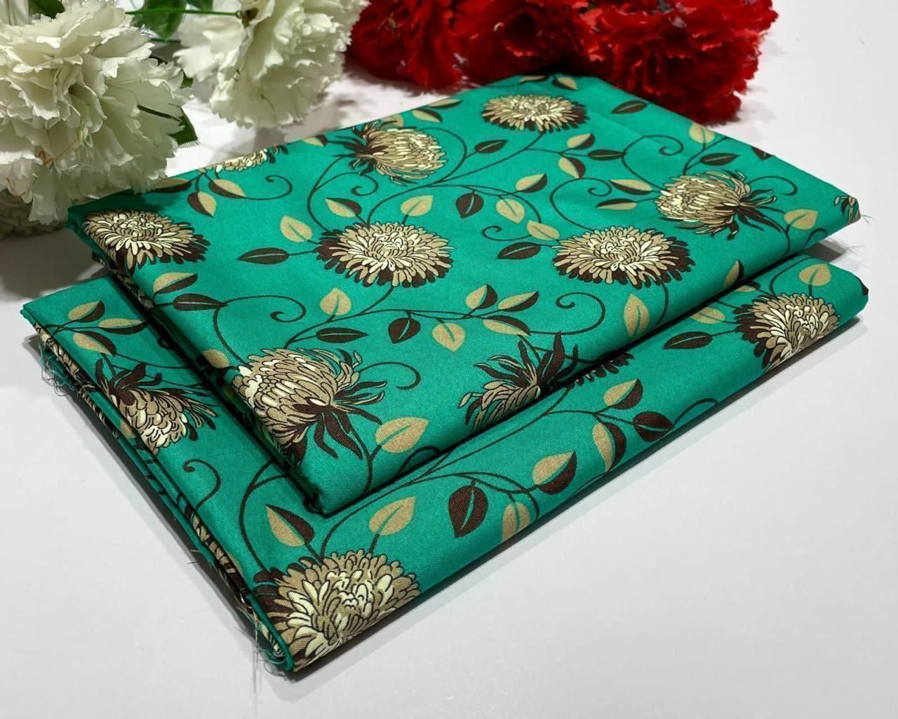 2PC Digital Floral Print