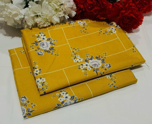 2PC Digital Floral Print