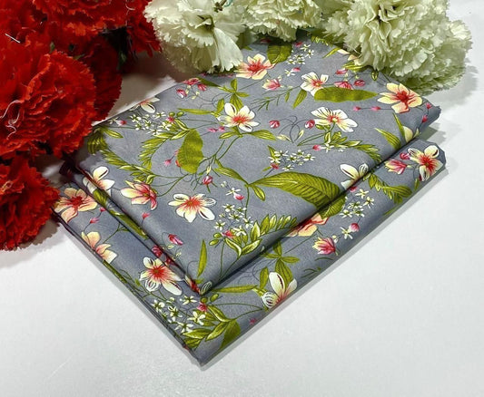 2PC Digital Floral Print