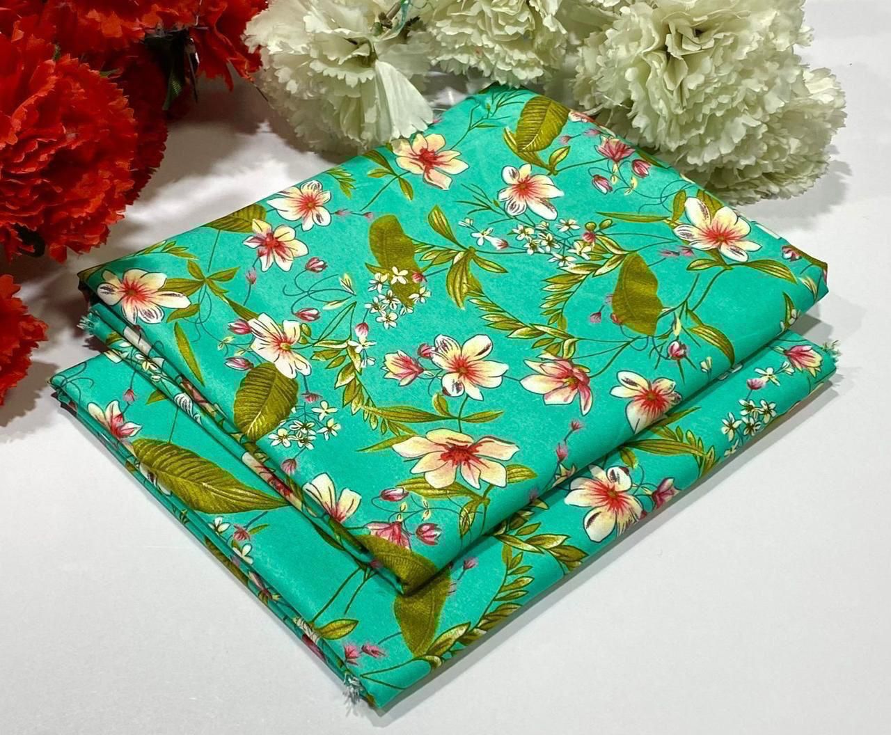 2PC Digital Floral Print