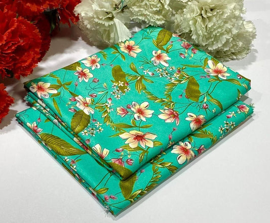 2PC Digital Floral Print