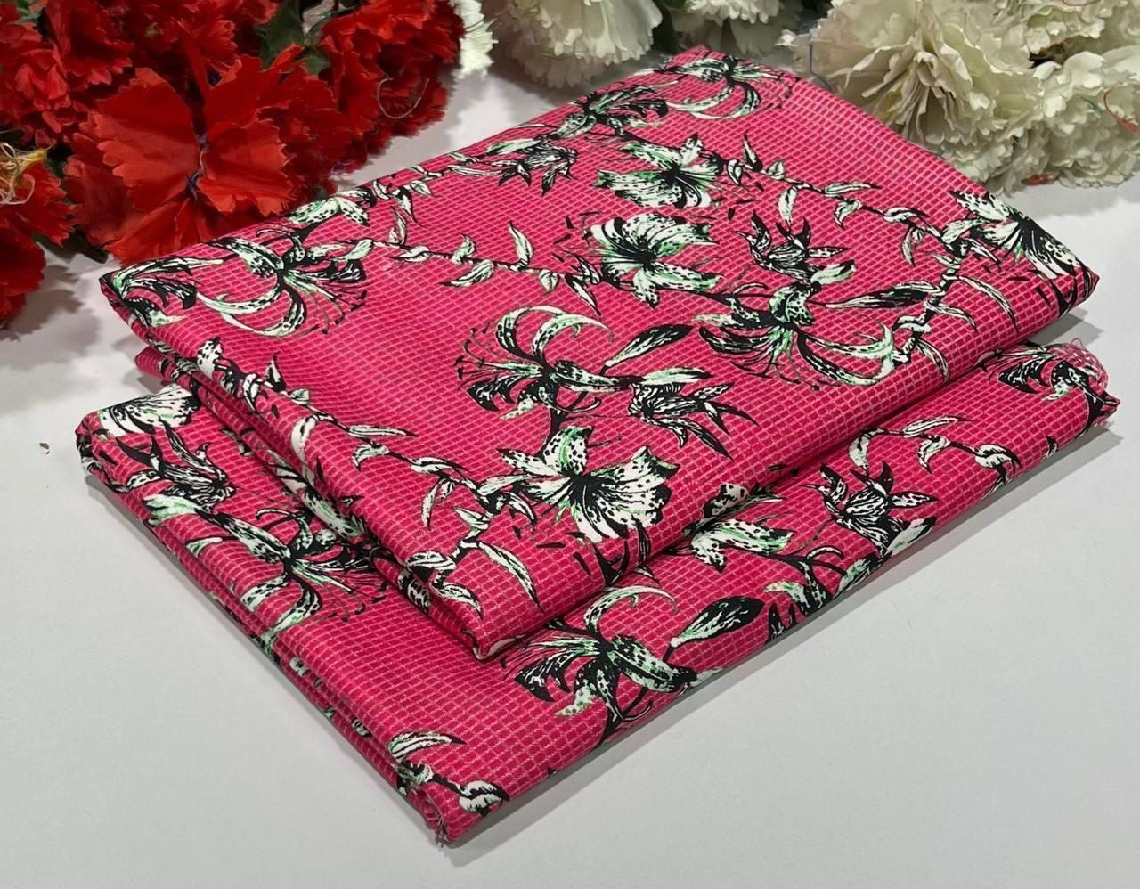 2PC Digital Floral Print
