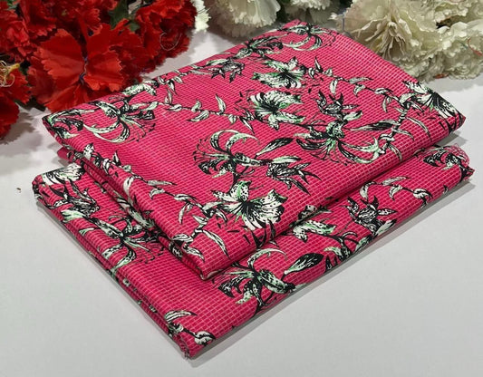 2PC Digital Floral Print