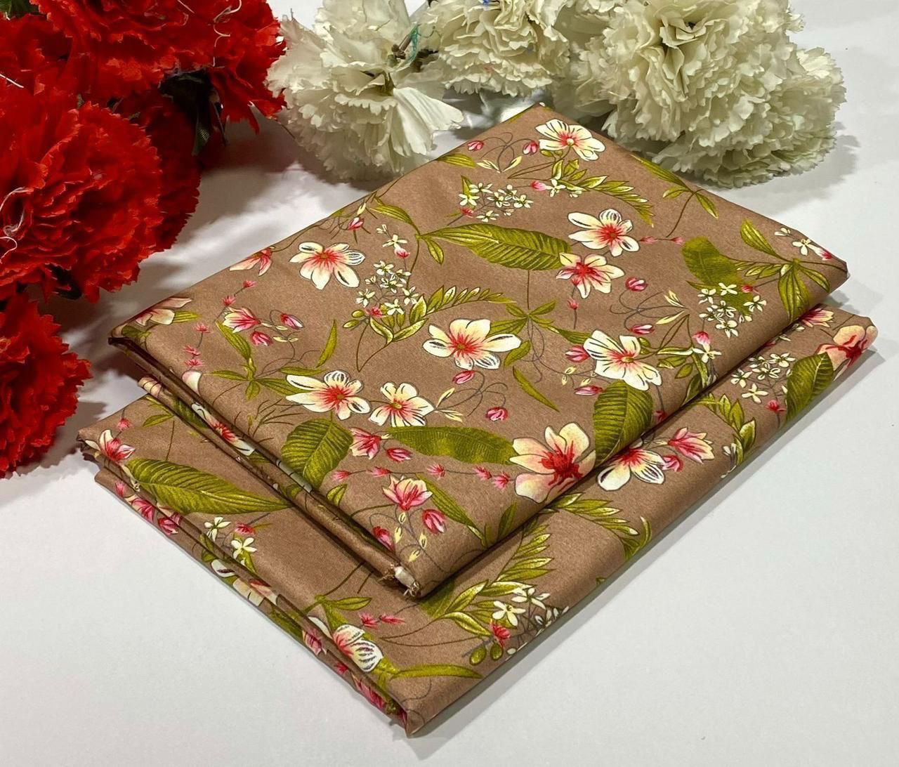 2PC Digital Floral Print