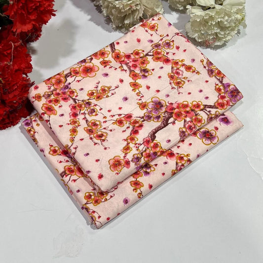 2PC Digital Floral Print