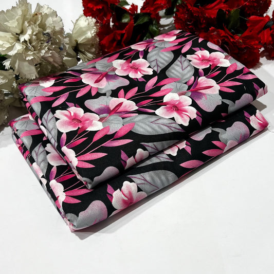 2PC Digital Floral Print