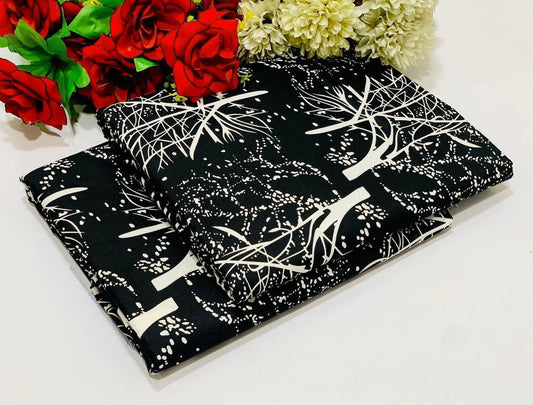 2PC Digital Floral Print