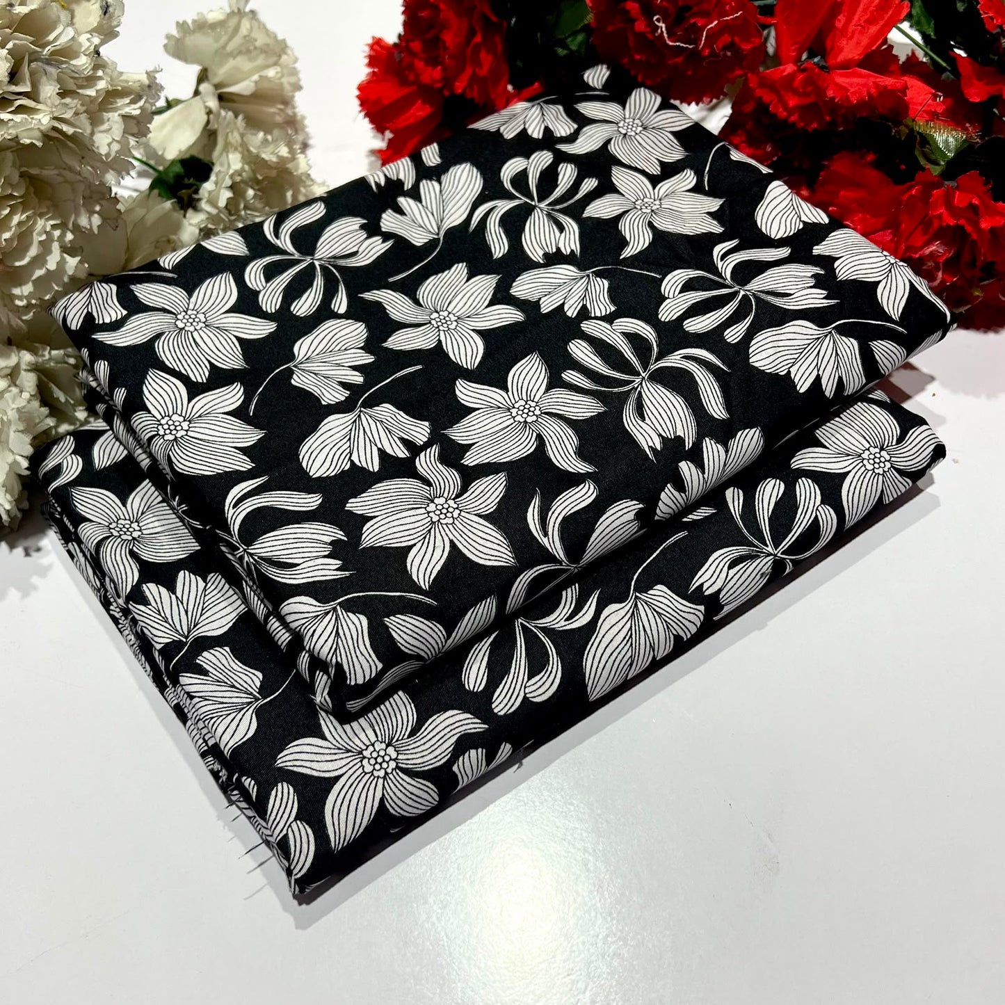 2PC Digital Floral Print