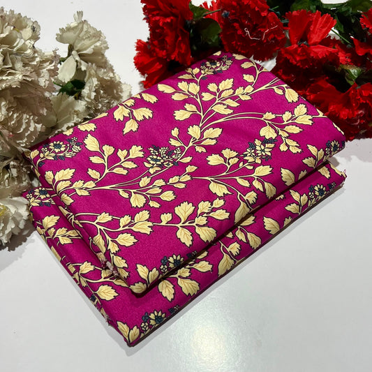 2PC Digital Floral Print
