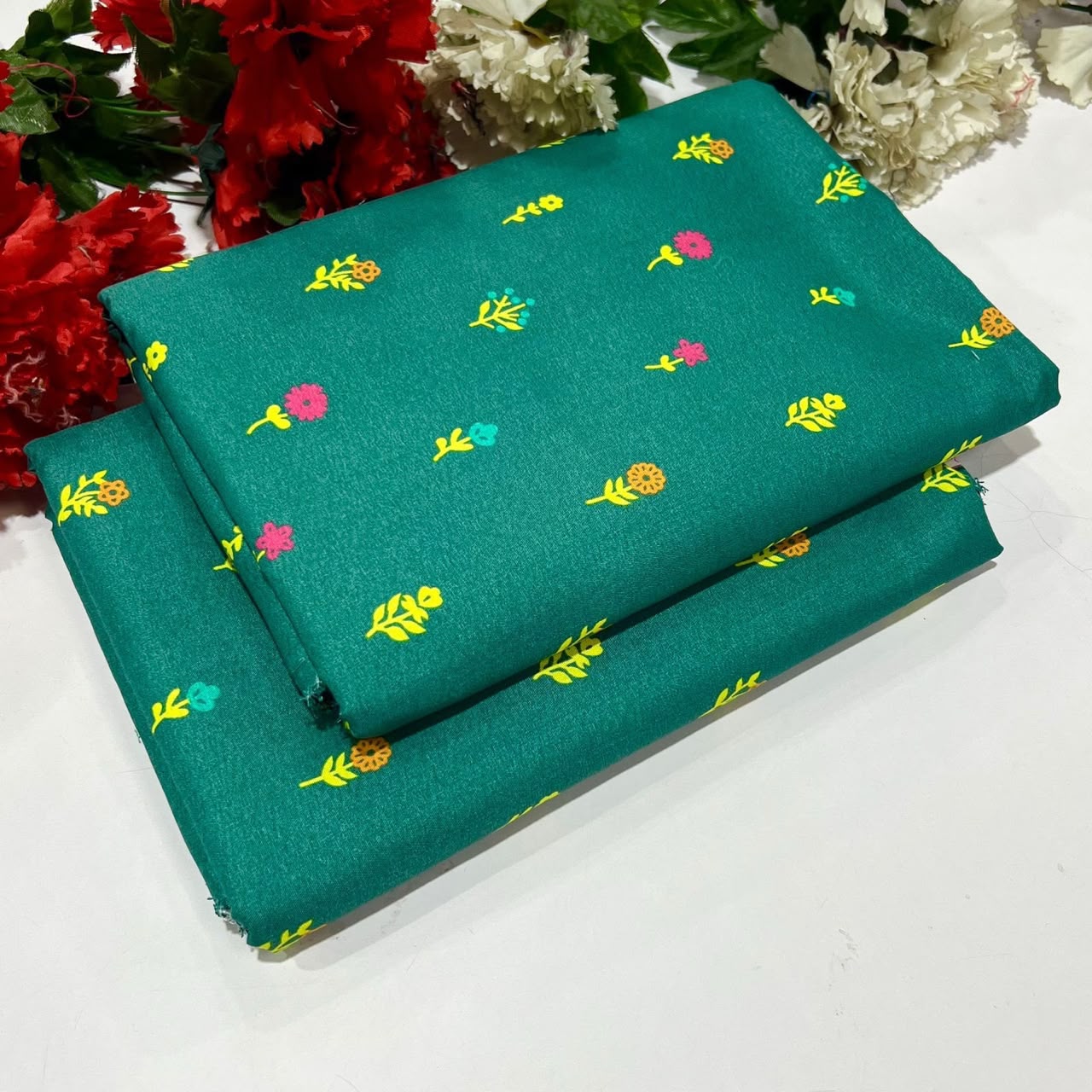 2PC Digital Floral Print