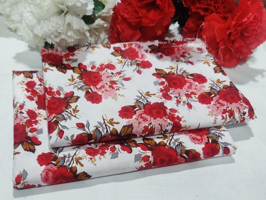 2PC Digital Floral Print