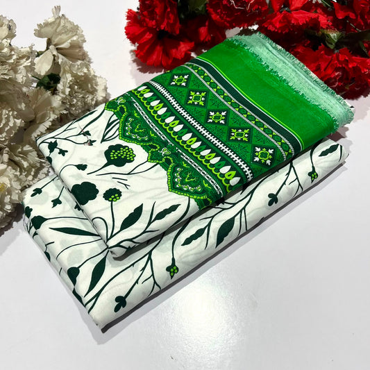 2PC Digital Floral Print