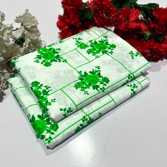 2PC Digital Floral Print