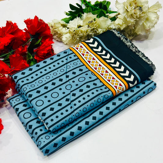 2PC Digital Floral Print