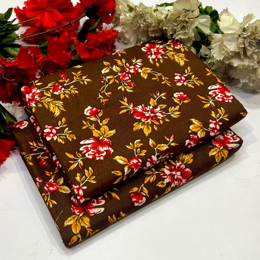 2PC Digital Floral Print