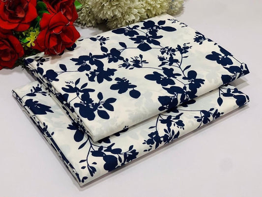 2PC Digital Floral Print