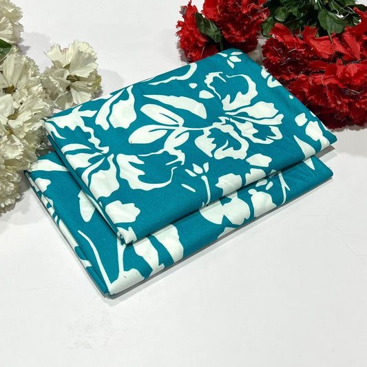 2PC Digital Floral Print
