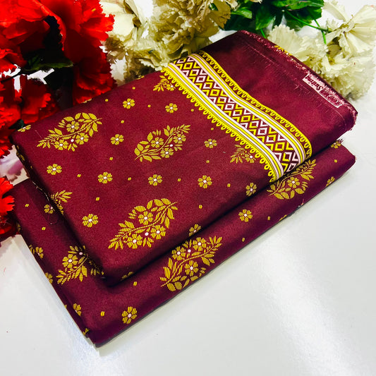 2PC Digital Floral Print